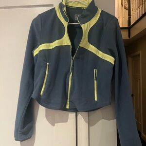 FP Movement by Free People Navy and Neon Bomber Jacket